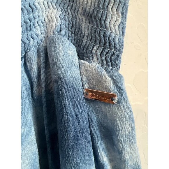 Victoria's Secret Pink Blue Tie Die Viscose Shorts XL - Picture 4 of 7